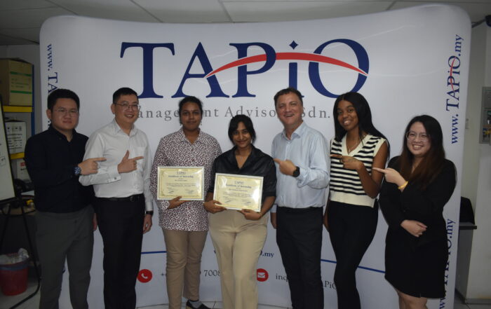 TAPiO Interns celebrate their success for completing the Malaysian Internship Program.